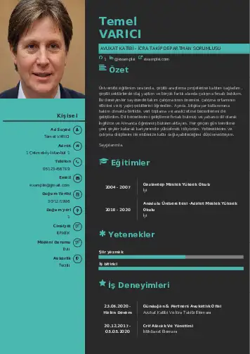 Hukuk Sekreteri Cv Örnekleri cv indir